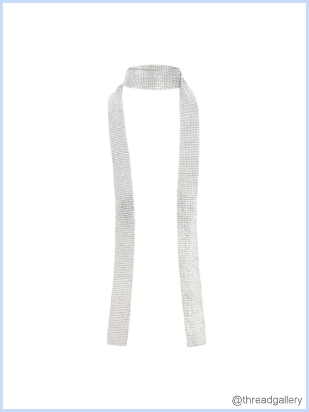 Sequin Neck Tie Scarf Metallic Neckerchief for Evening Party Dresses